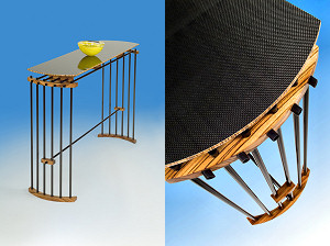 carbon fiber side table